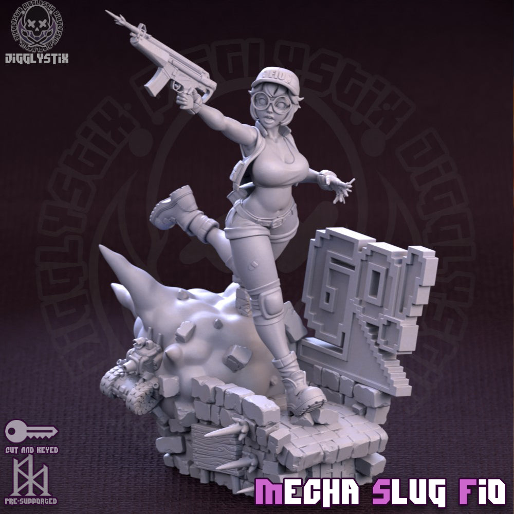 Mecha Slug Fio Miniature - by Jigglystix
