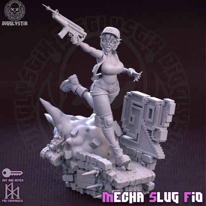 Mecha Slug Fio Miniature - by Jigglystix