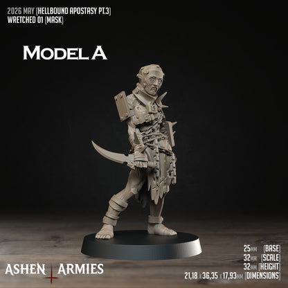 Hellbound Apostasy Wretched Miniatures - Ashen Armies by Bite the Bullet