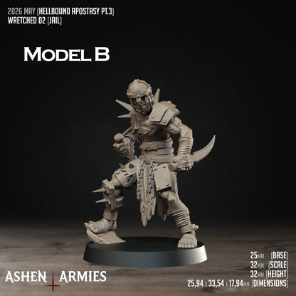 Hellbound Apostasy Wretched Miniatures - Ashen Armies by Bite the Bullet