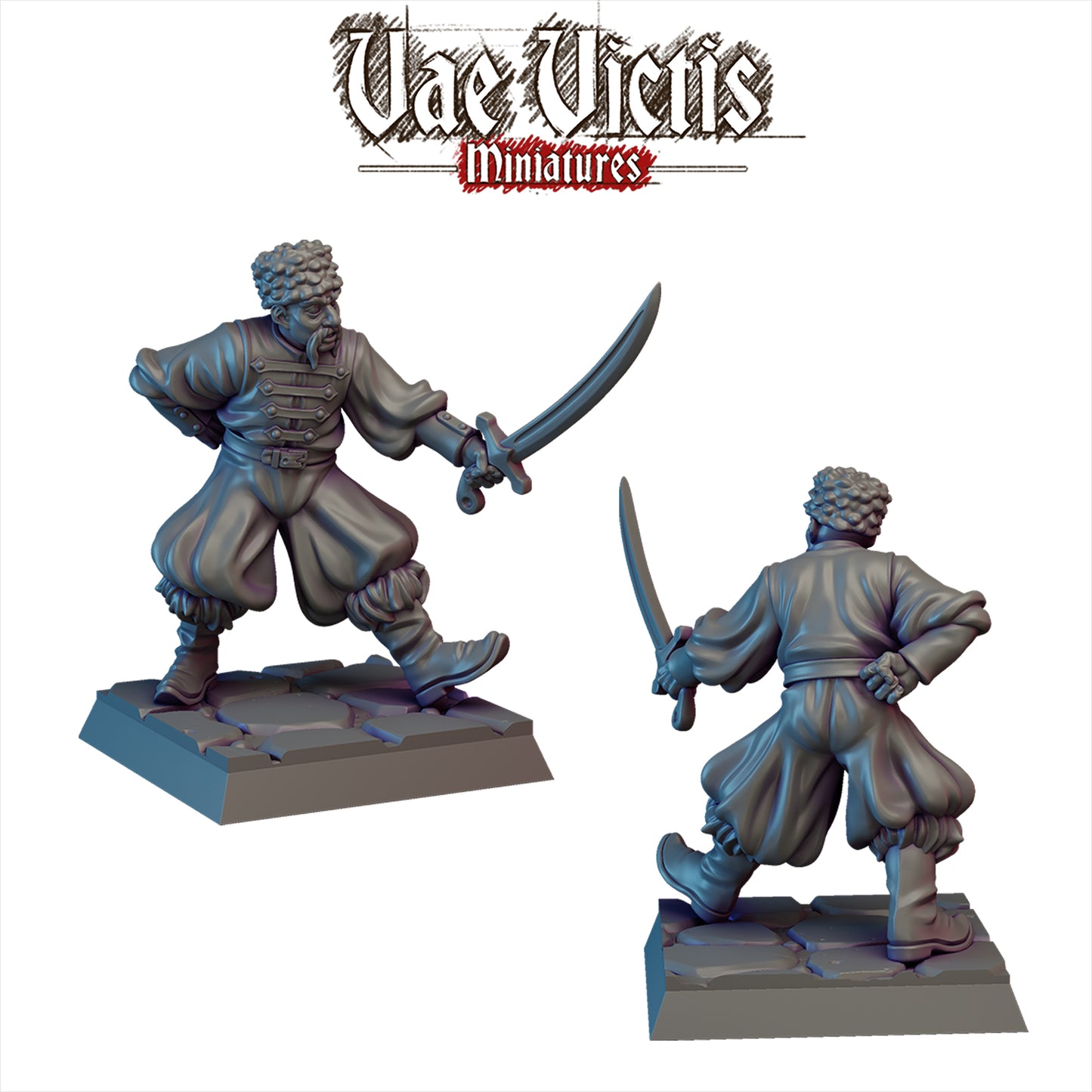 Fantasy Cossack Miniatures SET A - by Vae Victis Miniatures