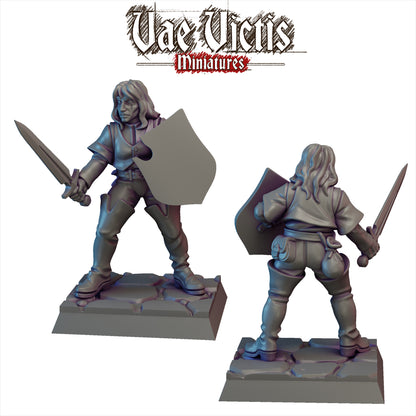 Human Mercenary Warband Miniatures SET E - by Vae Victis Miniatures