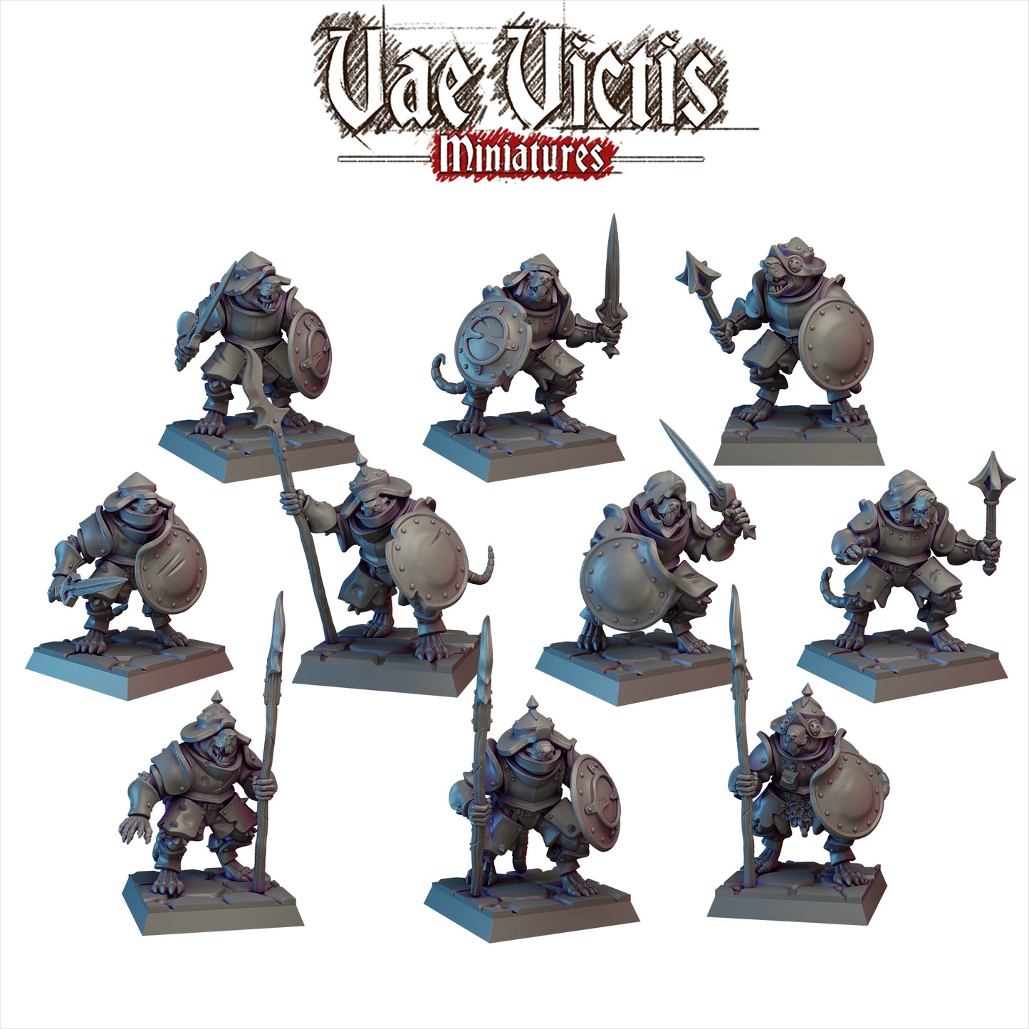 Ratfolk Miniatures SET D - by Vae Victis Miniatures