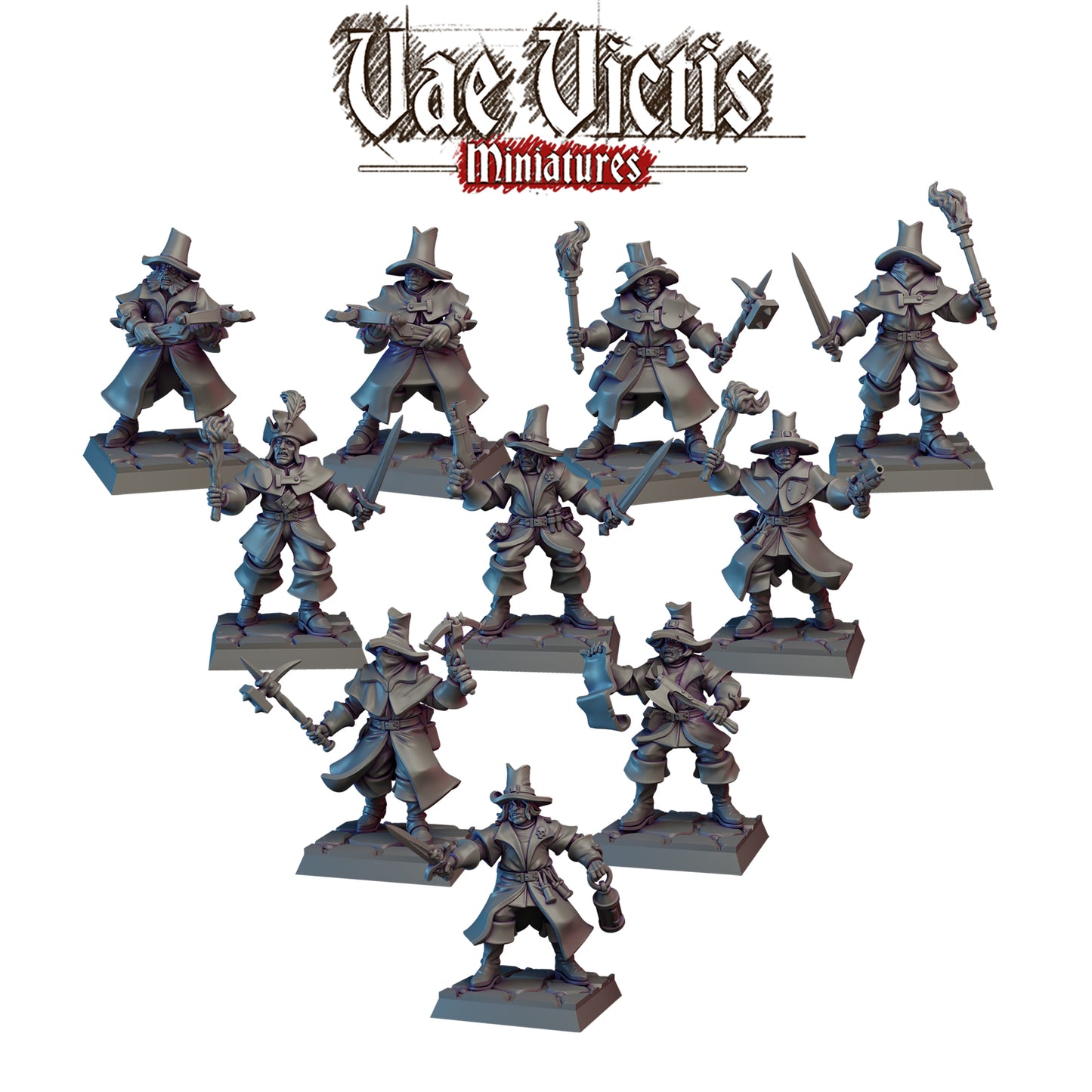 Witch Hunter Warband Miniatures - by Vae Victis Miniatures