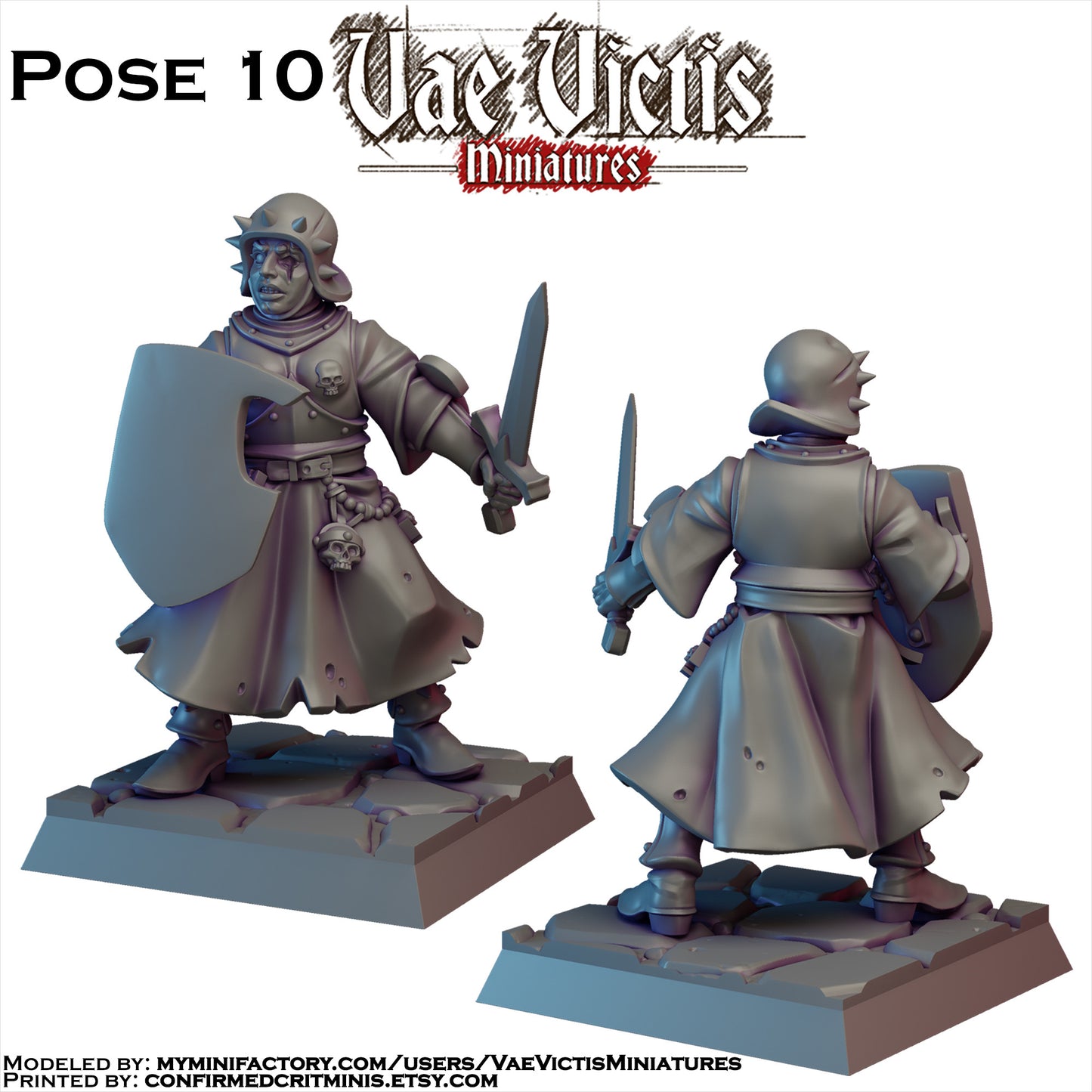 Zealous Nun Warband Miniatures - by Vae Victis Miniatures
