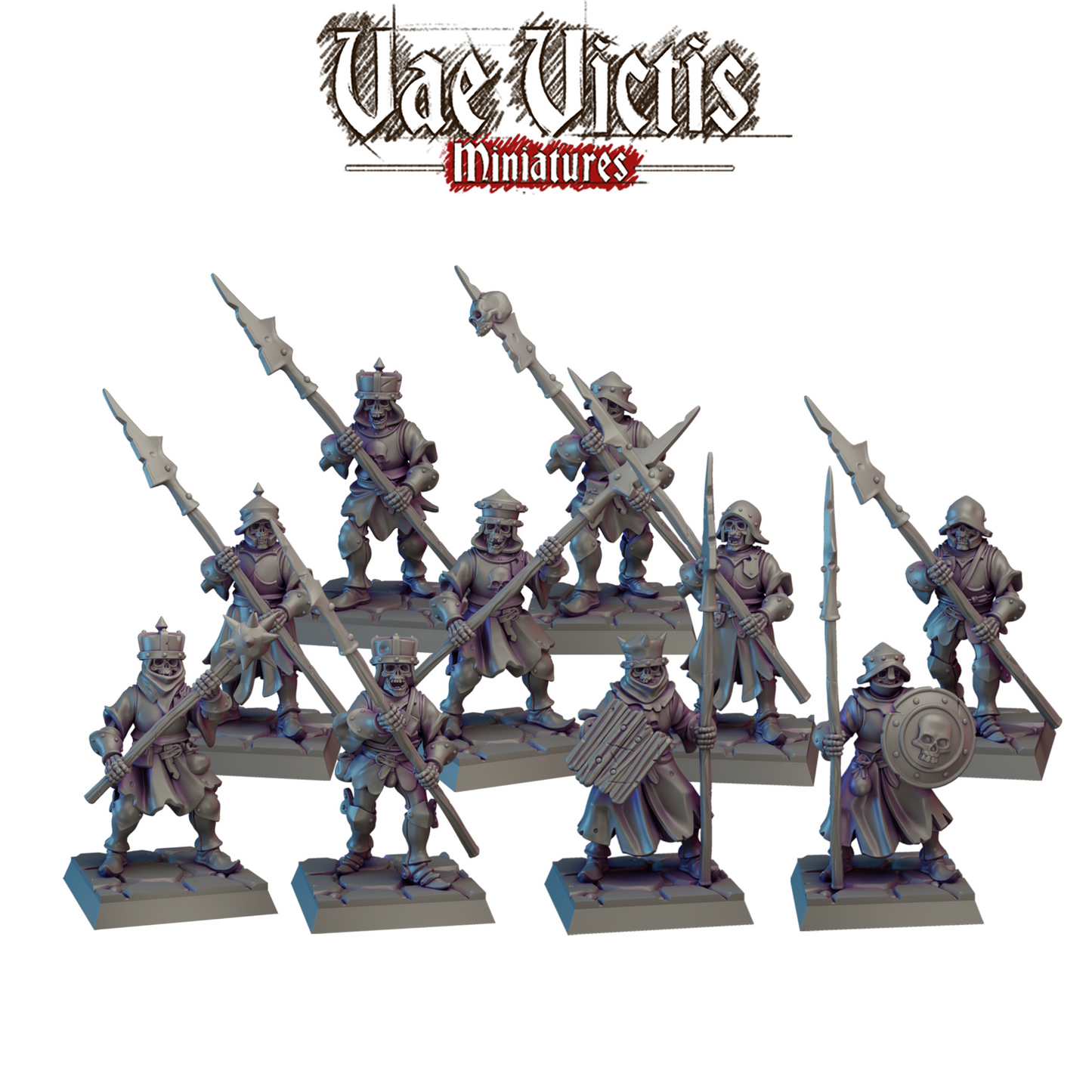 Skeleton Army Miniatures SET C - by Vae Victis Miniatures