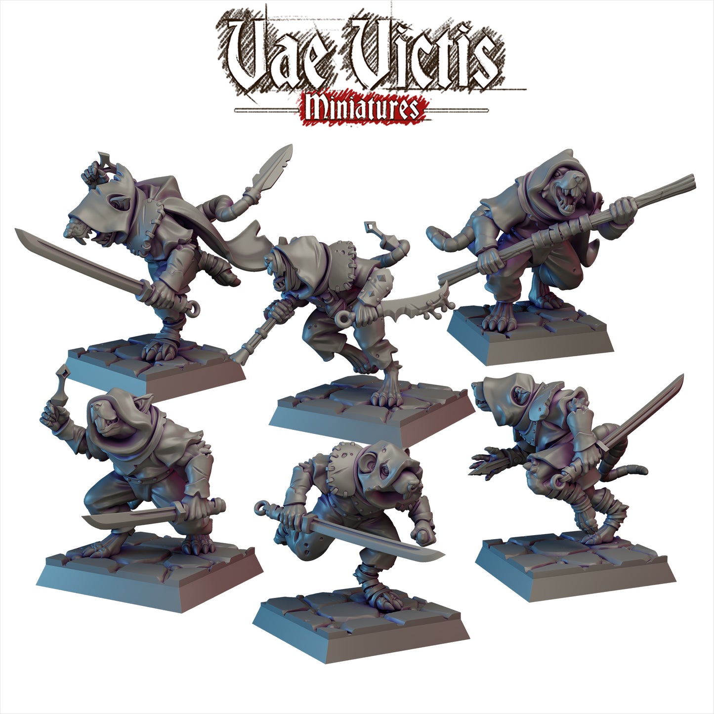 Ratfolk Miniatures SET C - by Vae Victis Miniatures