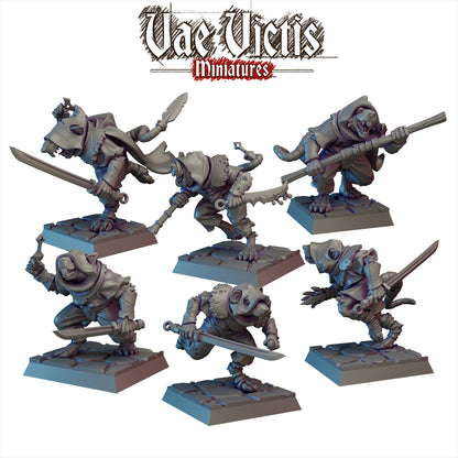 Ratfolk Miniatures SET C - by Vae Victis Miniatures