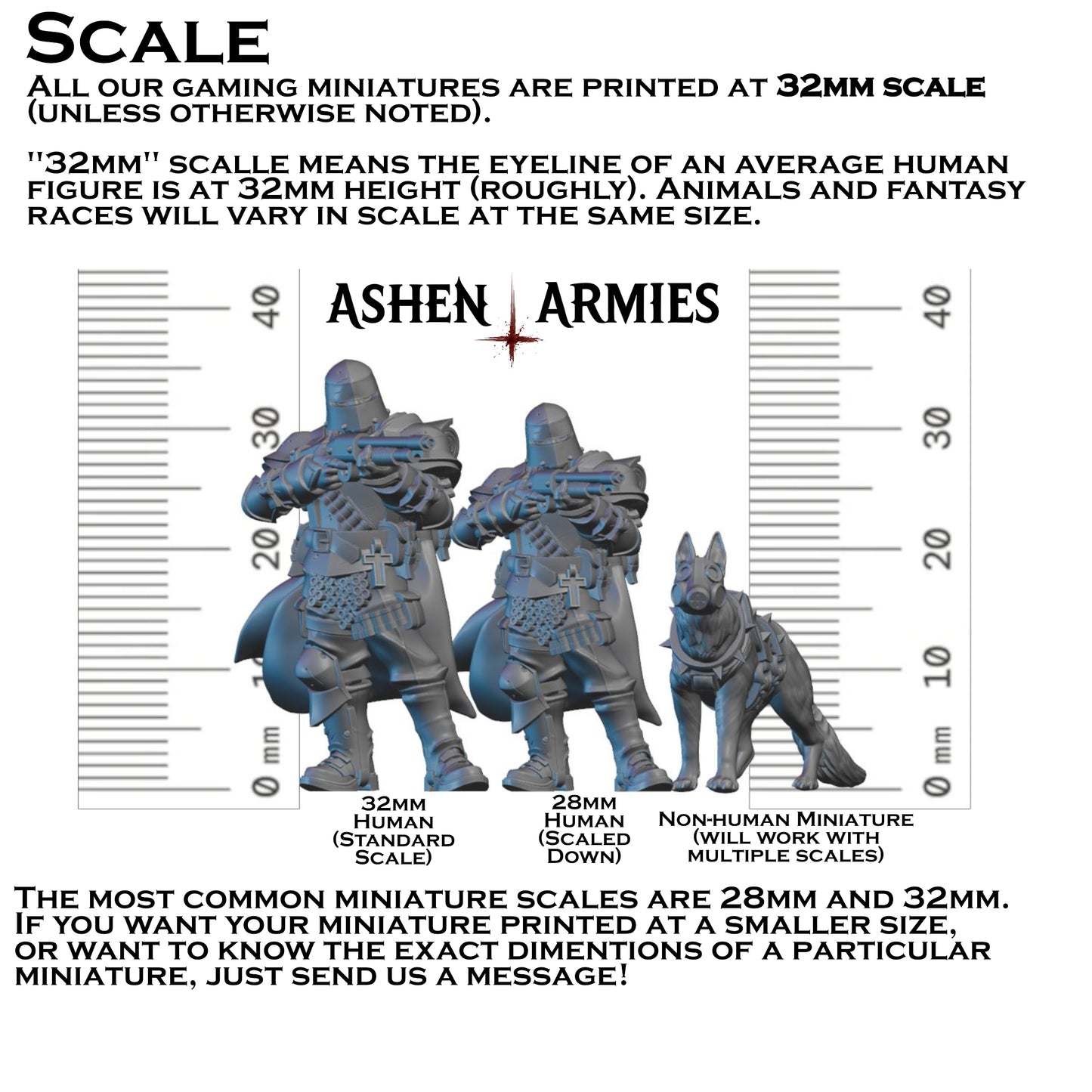 Bleeding Procession Stigmatic Nun Miniatures - Ashen Armies by Bite the Bullet