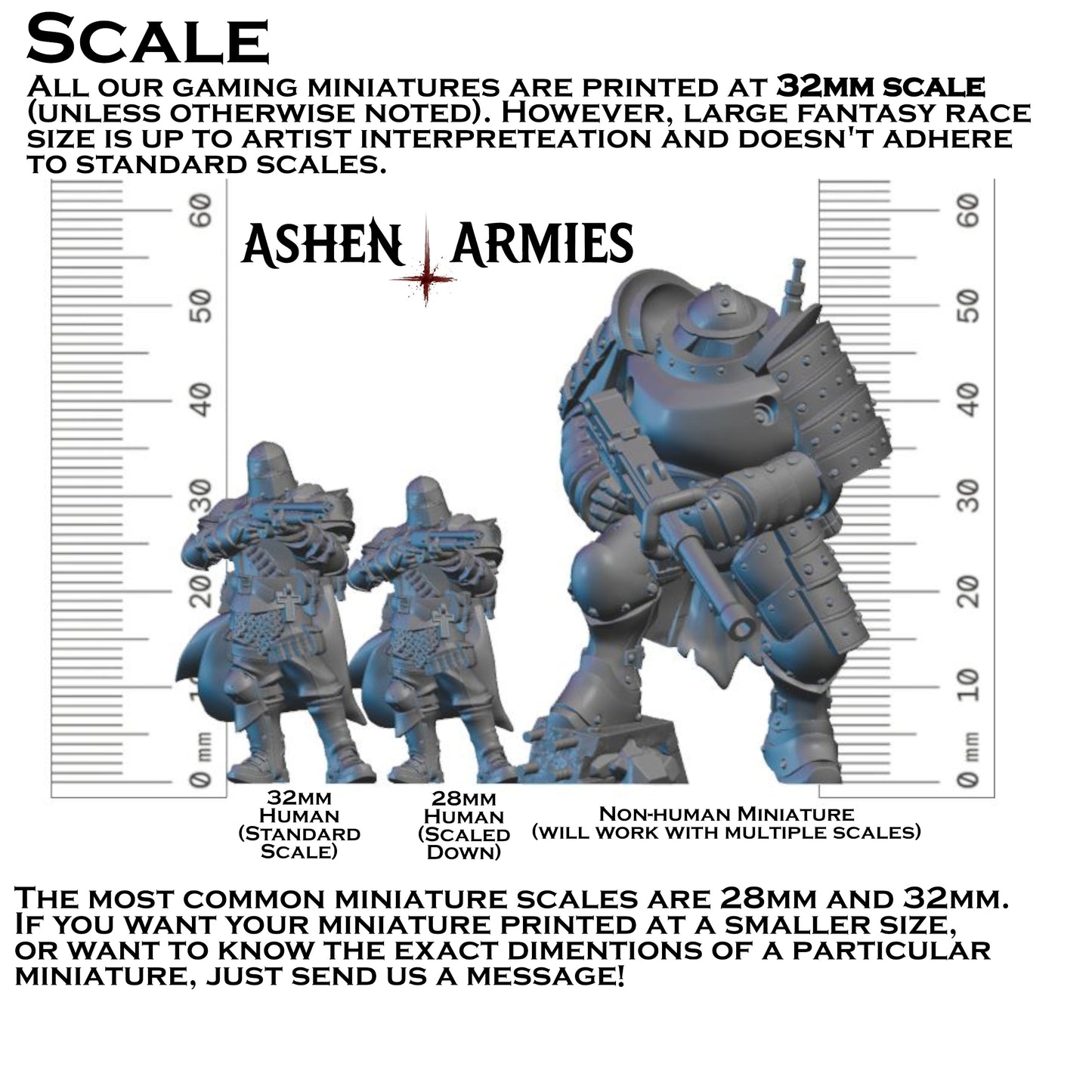 Hellbound Apostasy Scripture Guardian Miniature - Ashen Armies by Bite the Bullet