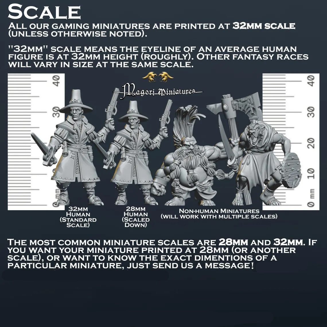 Witch Hunter Warband Miniatures - by Magori Miniatures