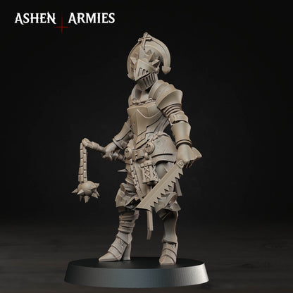 Bleeding Procession Stigmatic Nun Miniatures - Ashen Armies by Bite the Bullet