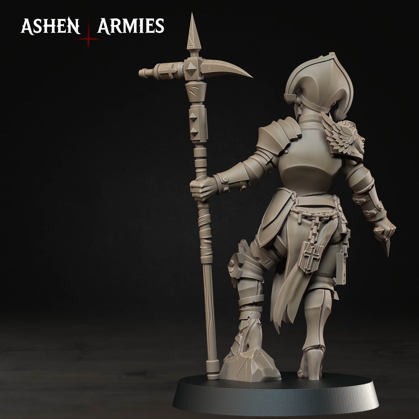 Bleeding Procession Stigmatic Nun Miniatures - Ashen Armies by Bite the Bullet
