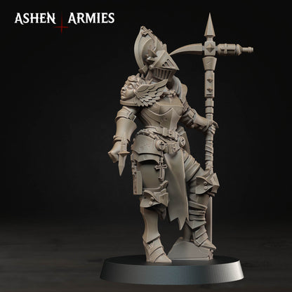 Bleeding Procession Stigmatic Nun Miniatures - Ashen Armies by Bite the Bullet