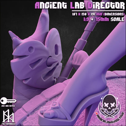 Ancient Lab Director Miniature - by Jigglystix