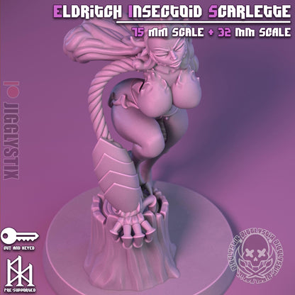 Eldritch Insectoid Scarlett Miniature - by Jigglystix