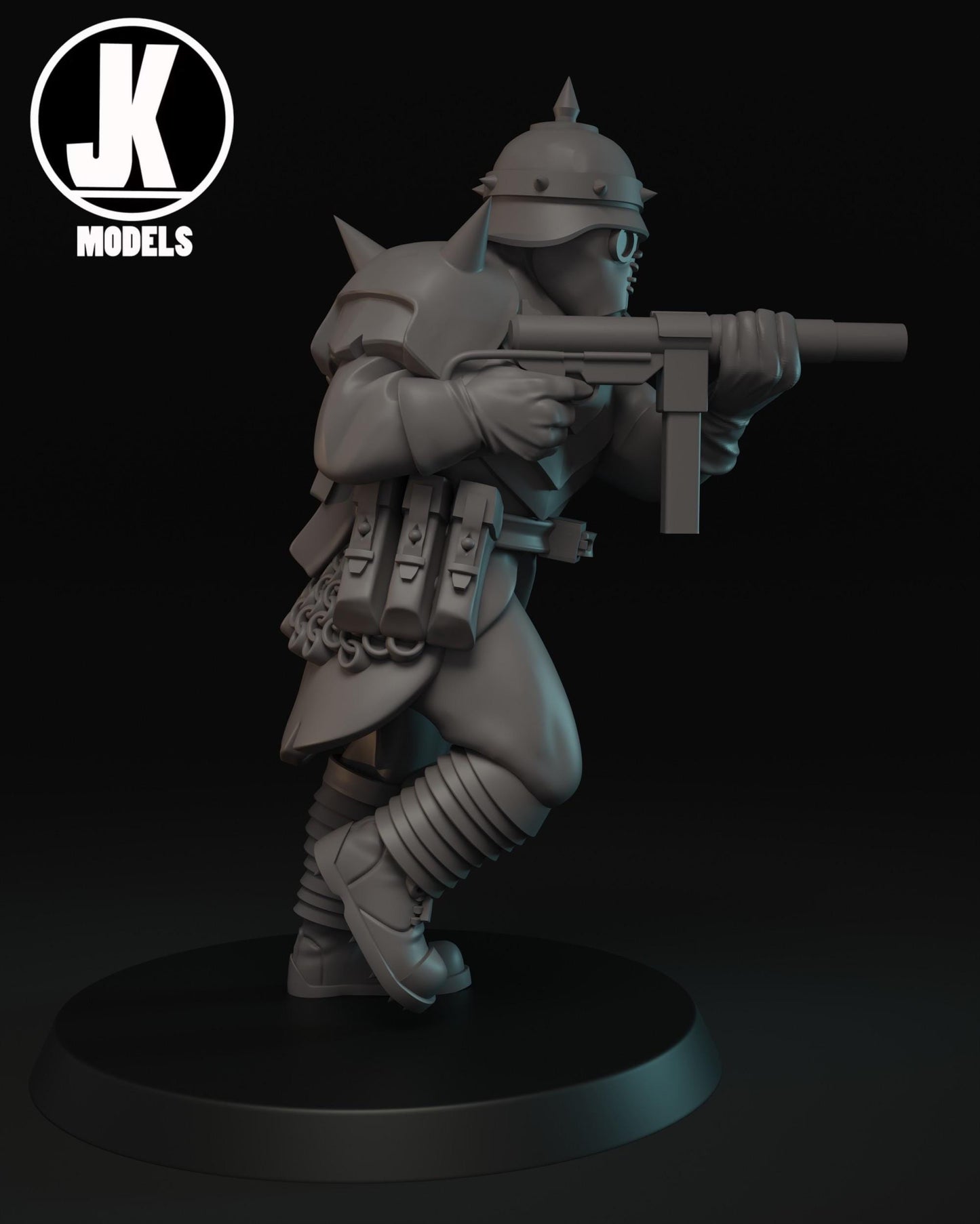 Infernal Infantry with SMG Miniature - JK Remo Models