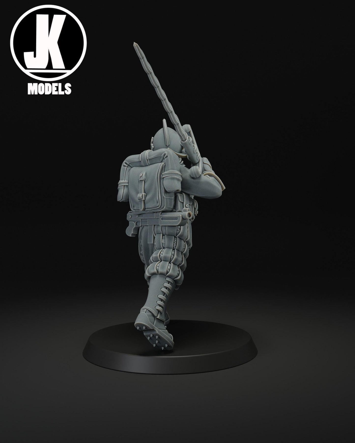 Papal Greatswordman Miniature - JK Remo Models