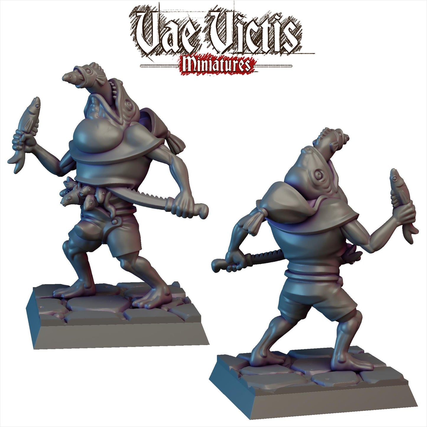 Weird Fishman Miniature - by Vae Victis Miniatures