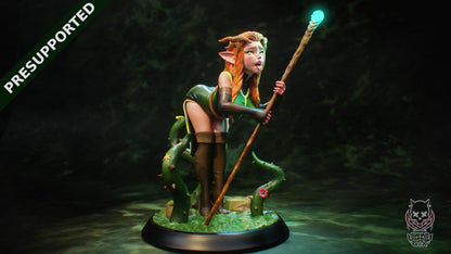 Secret Druid Practice Miniature - by Jigglystix