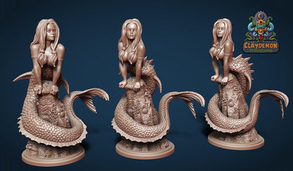 Daughter of the Sea Mermaid Miniature - by Claydemon Miniatures