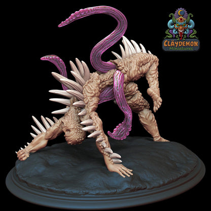 Marrow Thistle Crawler Miniature - by Claydemon Miniatures