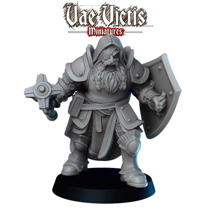 Dwarf Cleric Miniature - by Vae Victis Miniatures