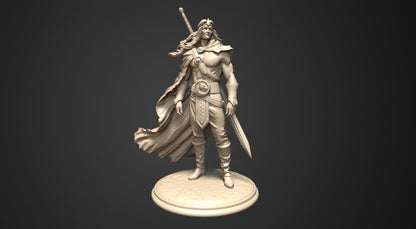 Bjorg the Dragonslayer Miniature - by Claydemon Miniatures
