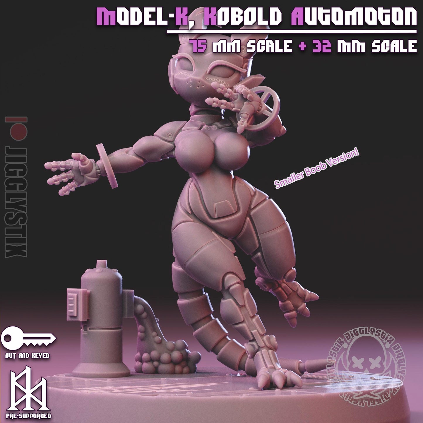 Model-K, the Kobold Automaton Miniature - by Jigglystix
