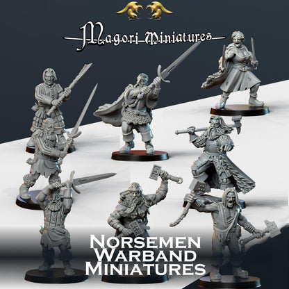Norsemen Warband Miniatures - by Magori Miniatures