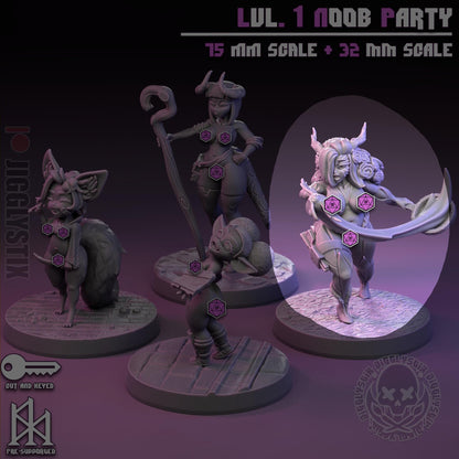 Lvl 1 Ghoran Chef Miniature - by Jigglystix
