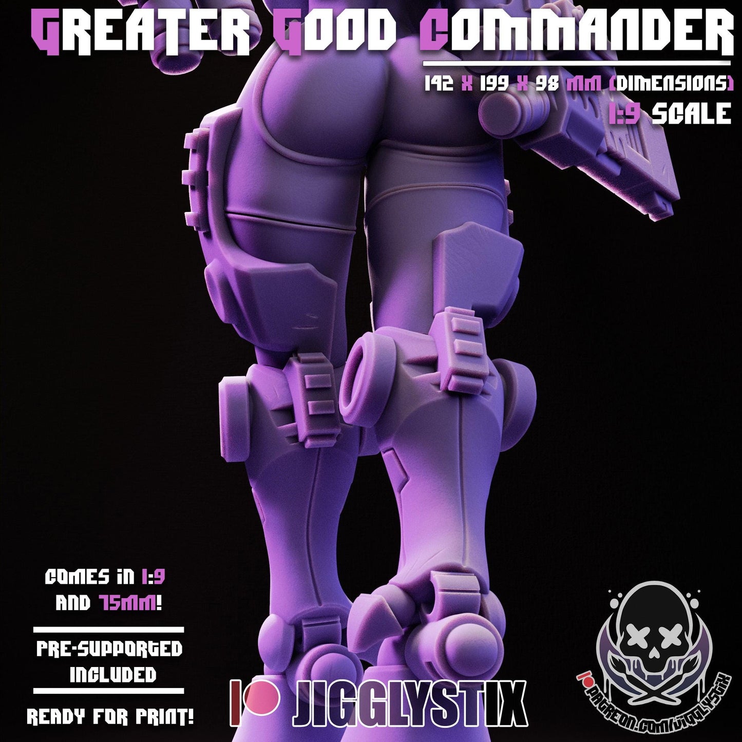 Greater Good Commander Miniature - by Jigglystix