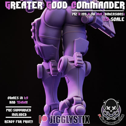 Greater Good Commander Miniature - by Jigglystix
