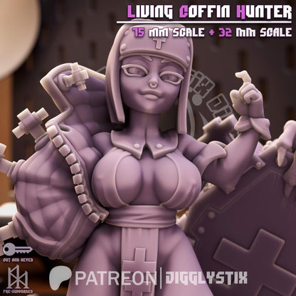 Living Coffin Hunter Miniature - by Jigglystix