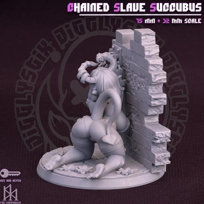 Chained Succubus Miniature - by Jigglystix