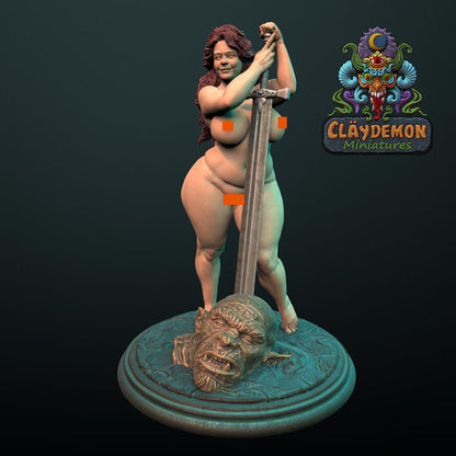 Valdamerca the Monster Hunter Miniature - by Claydemon Miniatures