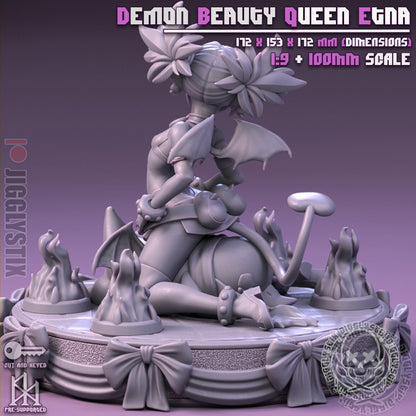 Demon Beauty Queen Etna Miniature - by Jigglystix