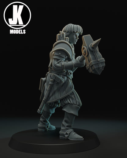 Battle Nun Miniature - JK Remo Models