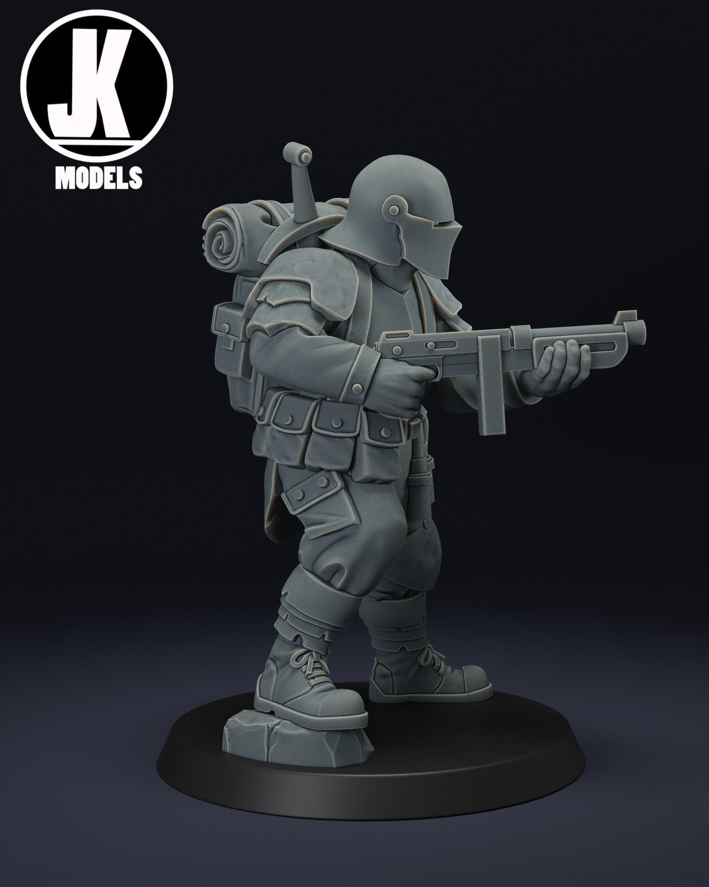 Trench Shock Trooper Miniature - JK Remo Models
