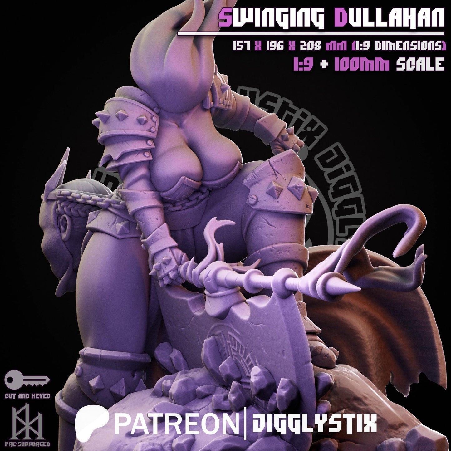 Swinging Dullahan Miniature - by Jigglystix