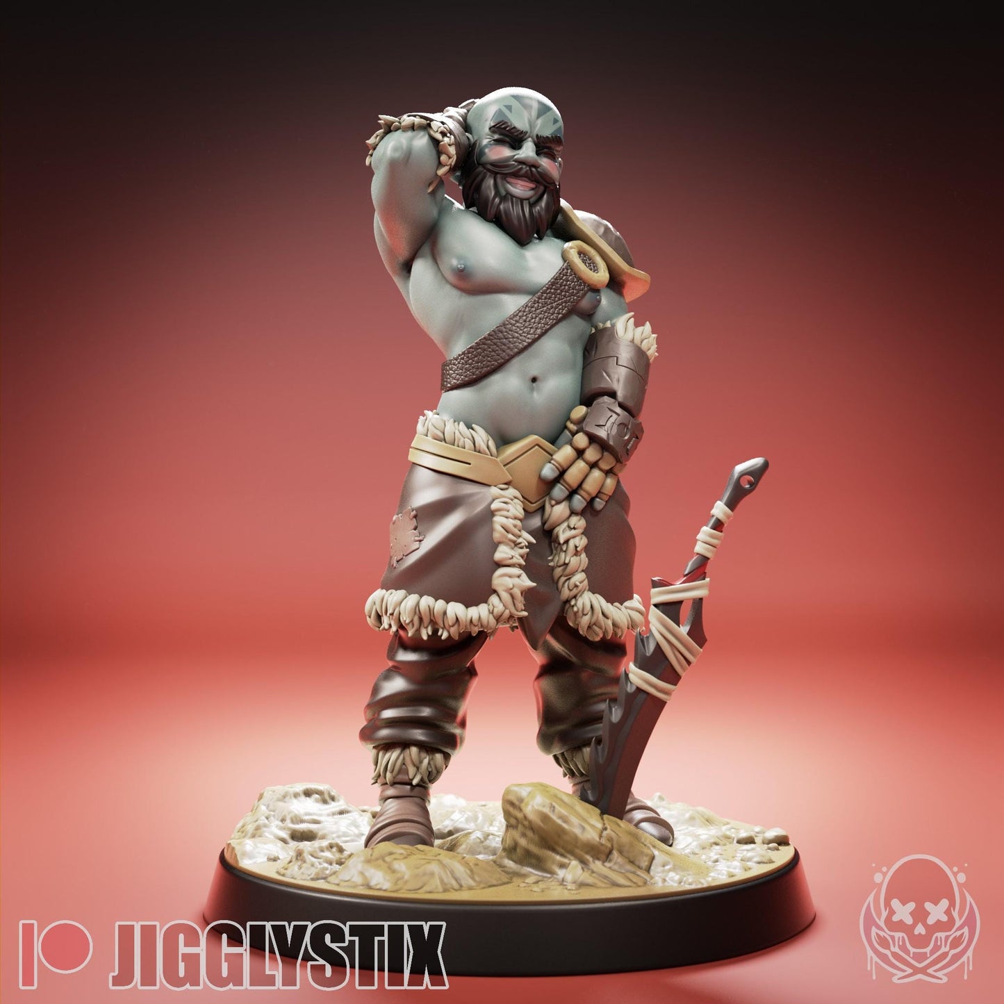 Bashful Daddy Groggers Miniature - by Jigglystix