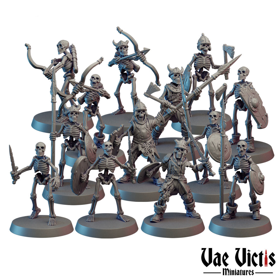 Skeleton Army Miniatures SET A - by Vae Victis Miniatures