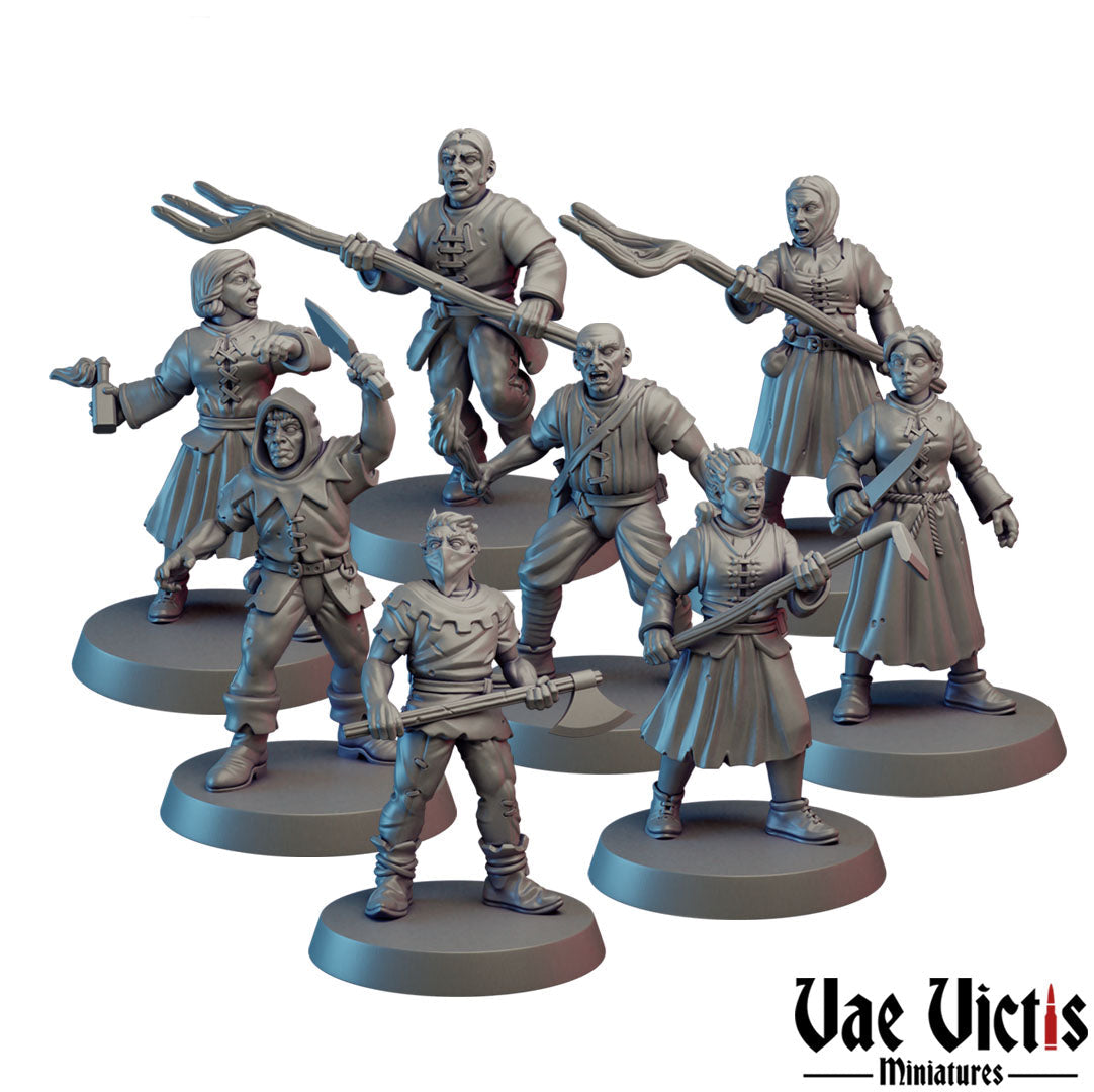 Peasant Mob Miniatures SET B - by Vae Victis Miniatures