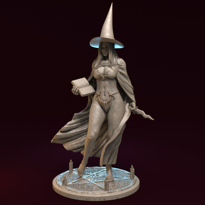 Valeesa the Witch Miniature - by Claydemon Miniatures