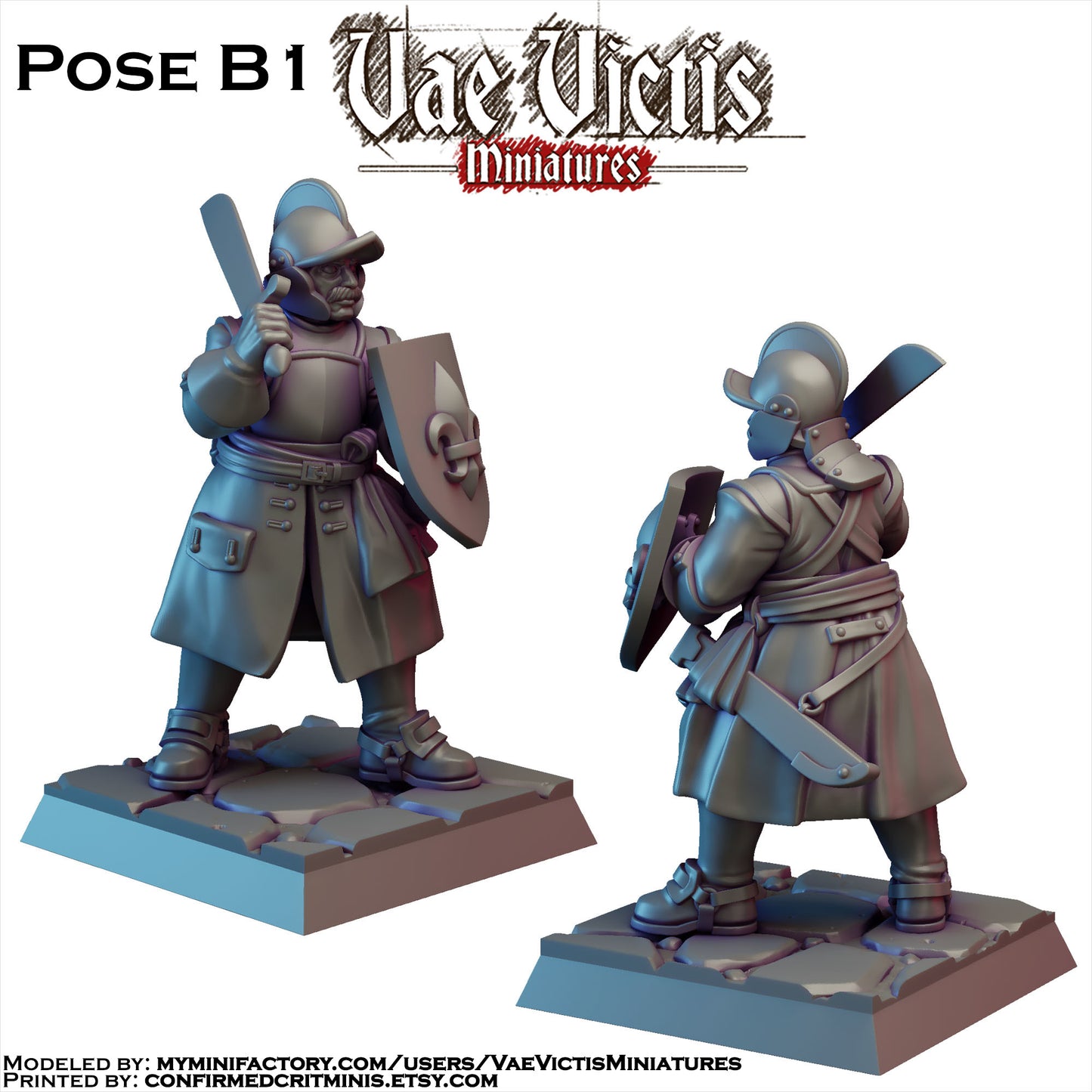 Vampire Hunter Miniatures SET B - by Vae Victis Miniatures