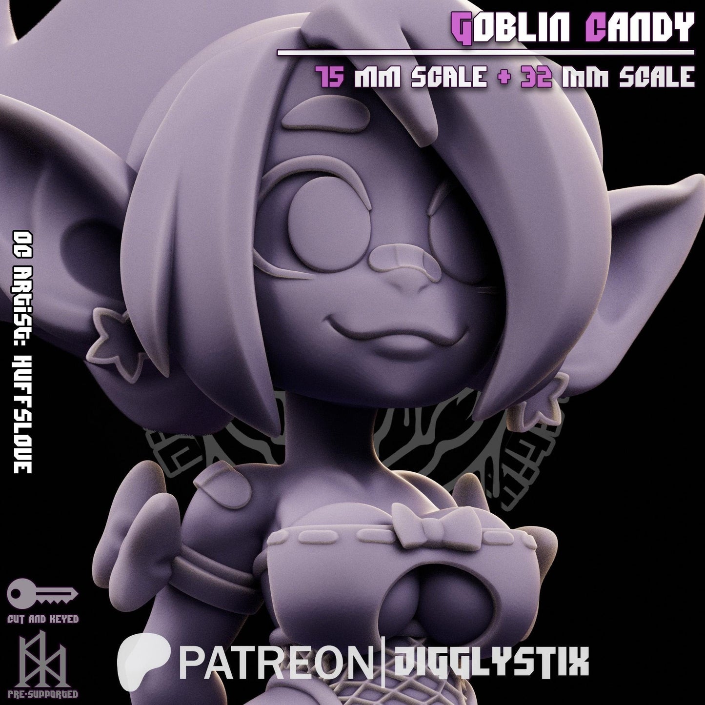 Candy Goblin Miniature - by Jigglystix
