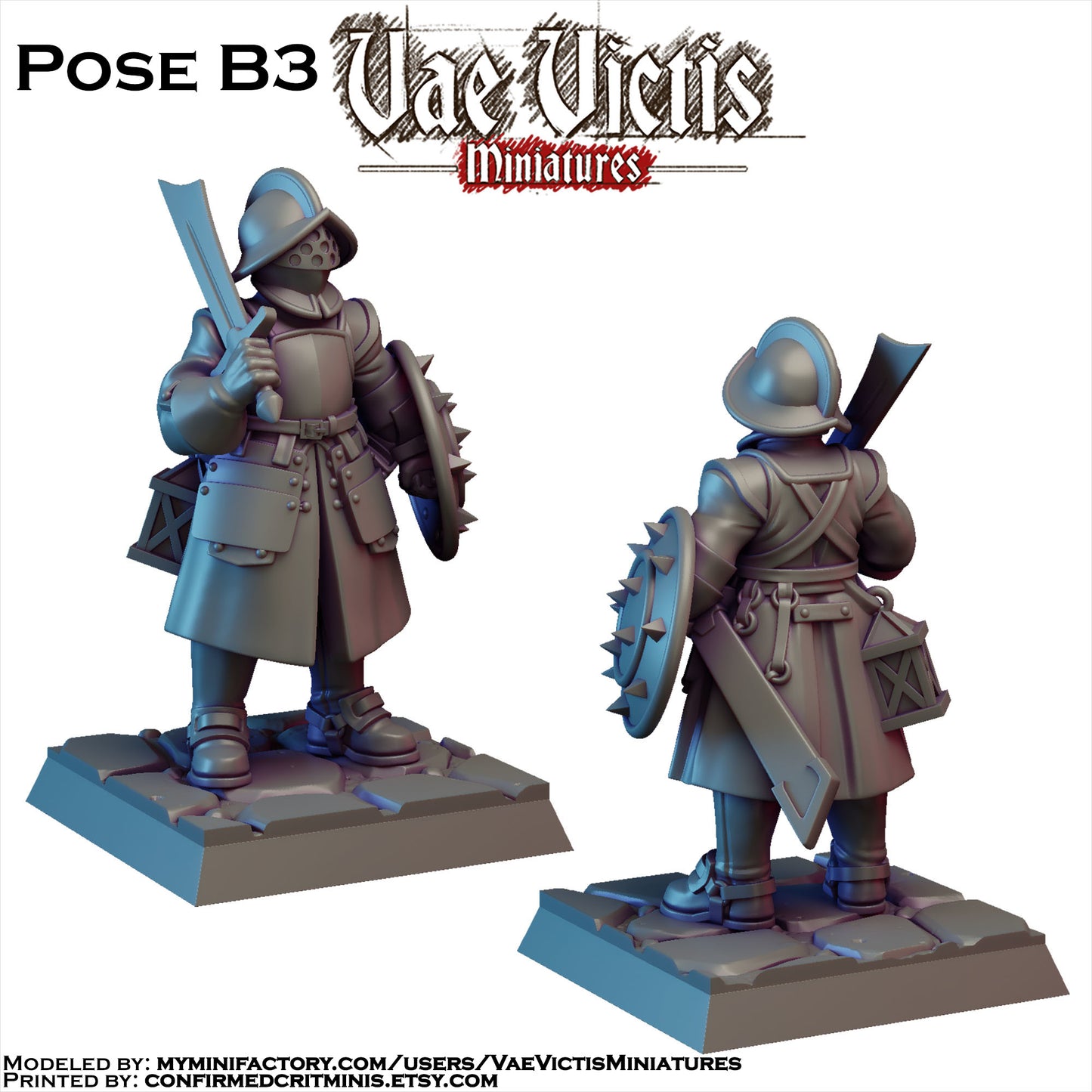 Vampire Hunter Miniatures SET B - by Vae Victis Miniatures
