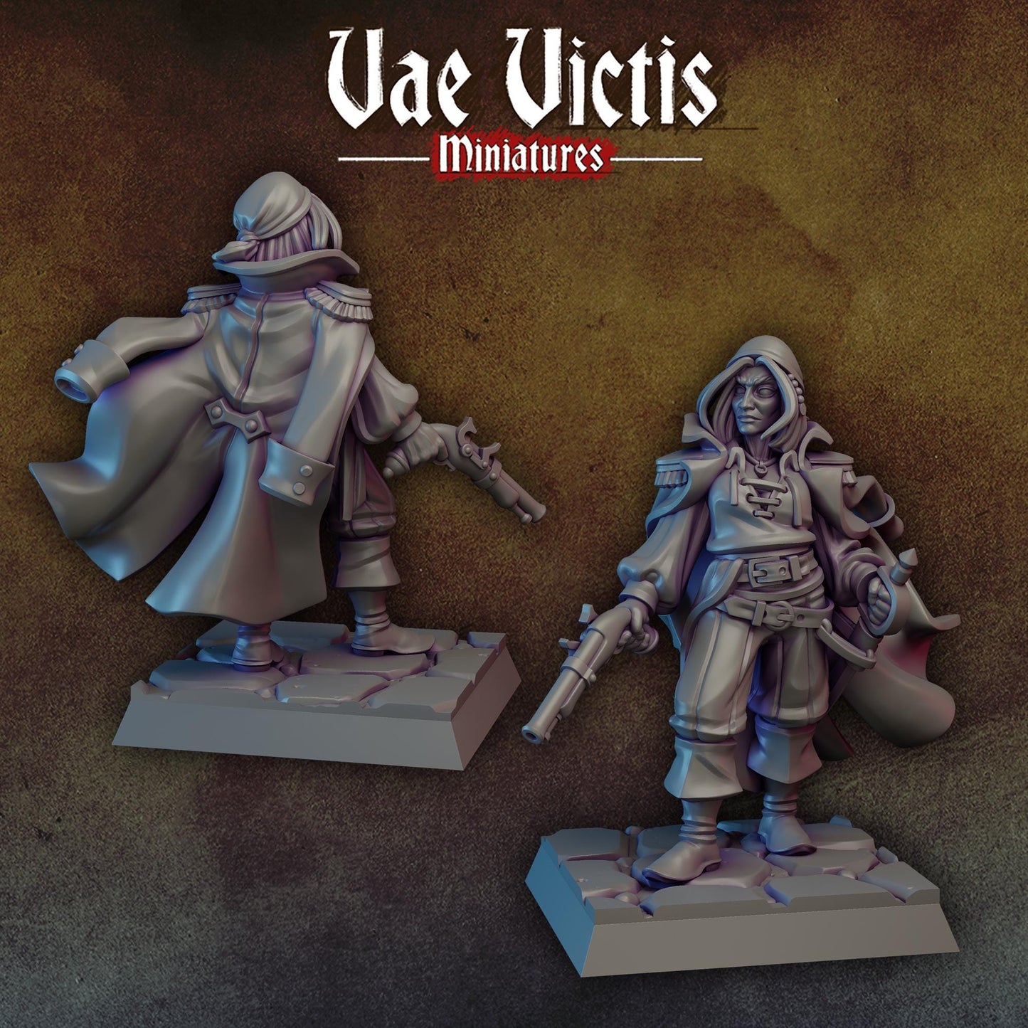 Pirate Lady Miniature - by Vae Victis Miniatures