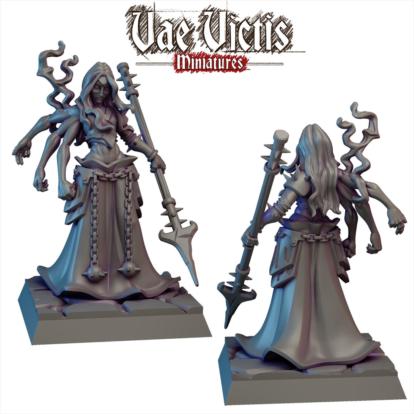 Possessed Cultist Matriarch Miniature - by Vae Victis Miniatures