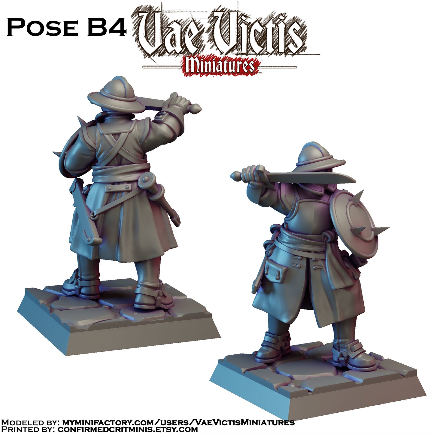 Vampire Hunter Miniatures SET B - by Vae Victis Miniatures
